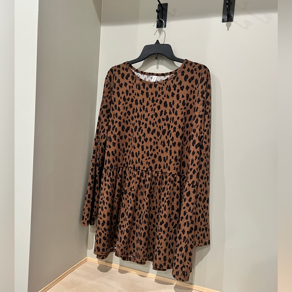 Cheetah Print Long Sleeve